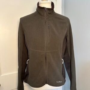 LL Bean Women's Polartec Jacket | Brown | Size Med |